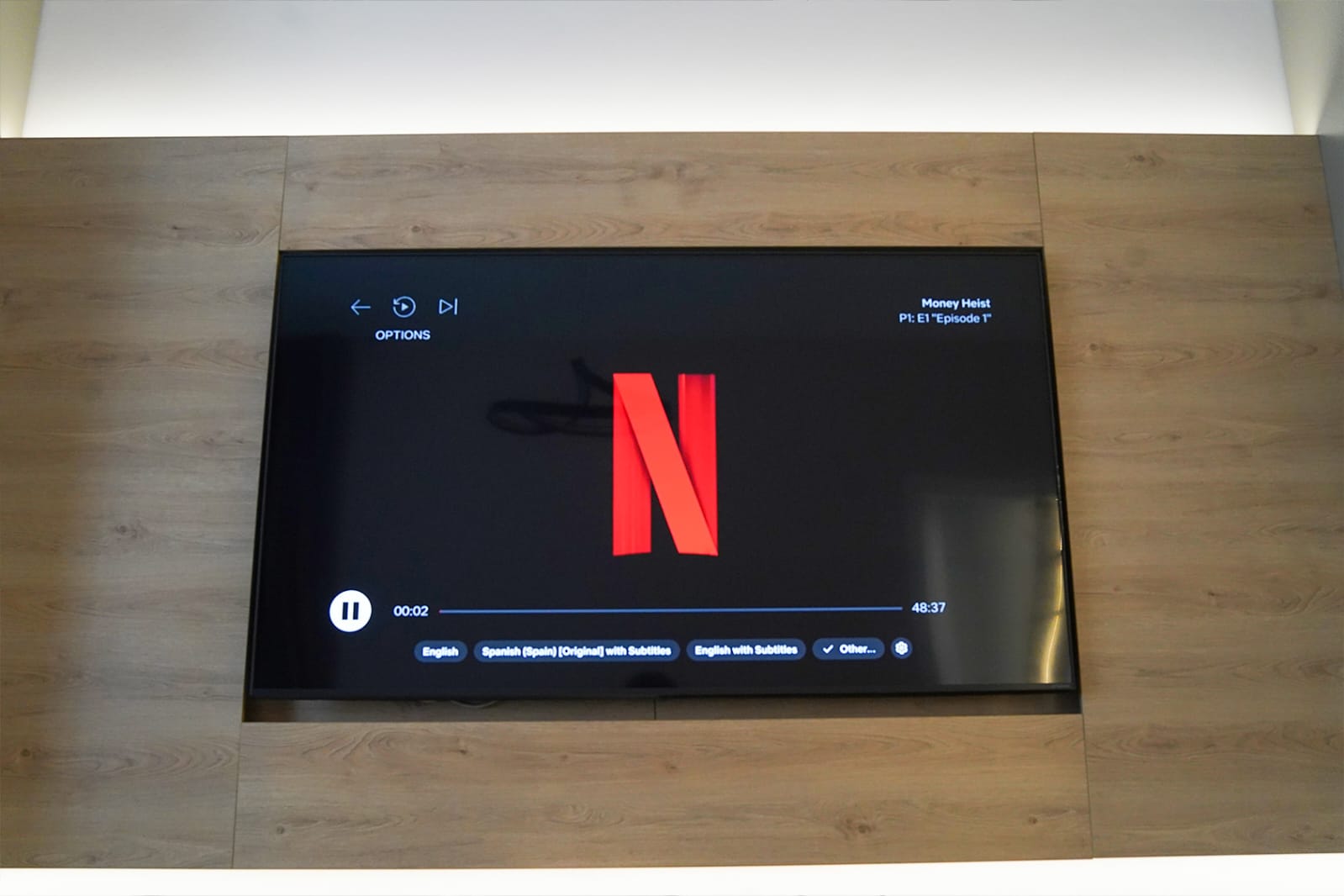 Smart TV with streaming services