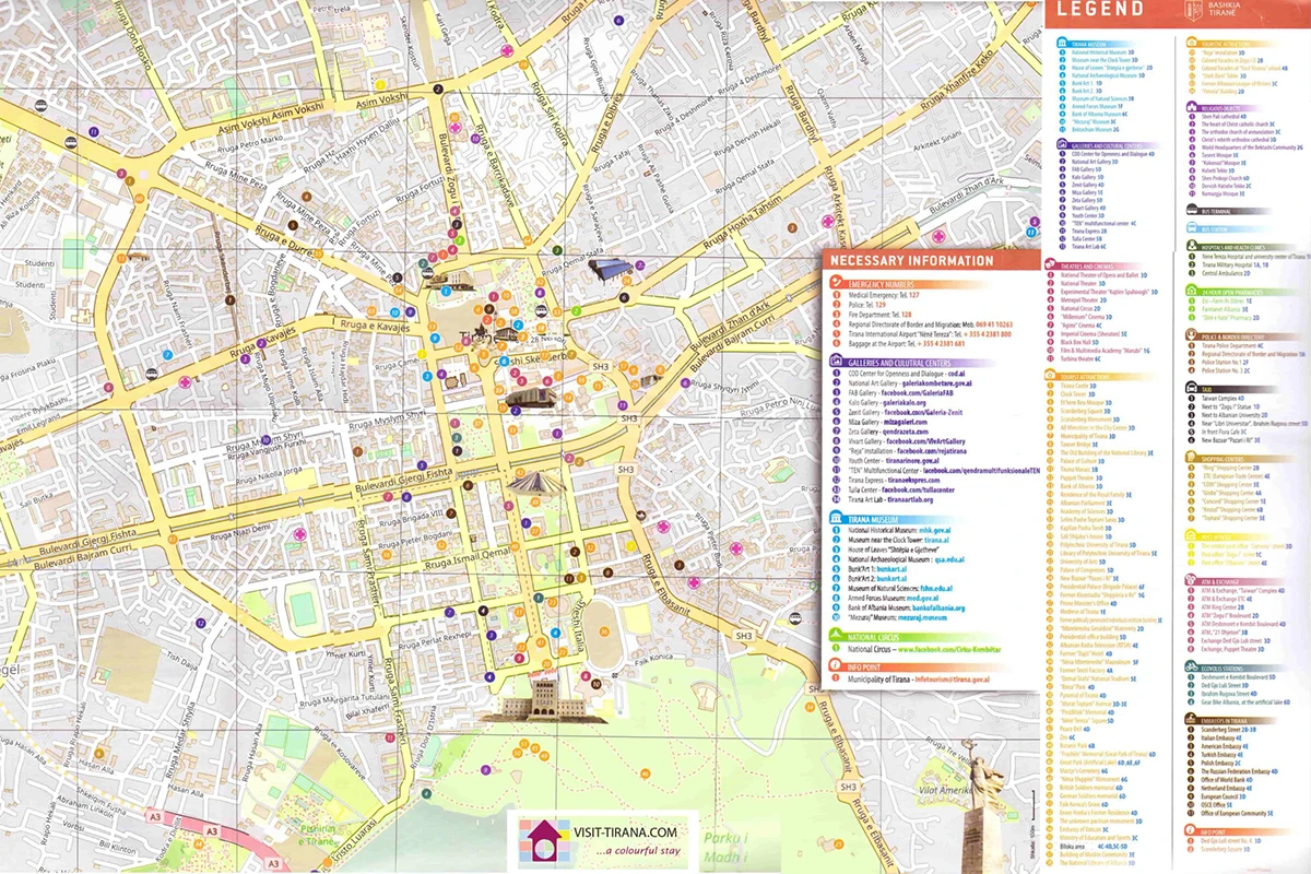 Finding your way around Tirana